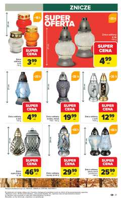 Carrefour - gazetka promocyjna Gazetka Łap super okazje od czwartku od czwartku 23.10 do piątku 31.10 - strona 21 Carrefour - gazetka promocyjna Gazetka Łap super okazje od czwartku od czwartku 23.10 do piątku 31.10 - strona 21