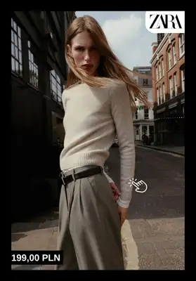 Zara - gazetka promocyjna Swetry z wełny i kaszmiru dla niej od wtorku 21.10  - strona 7
