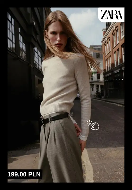 Zara - gazetka promocyjna Swetry z wełny i kaszmiru dla niej od wtorku 21.10  - strona 7