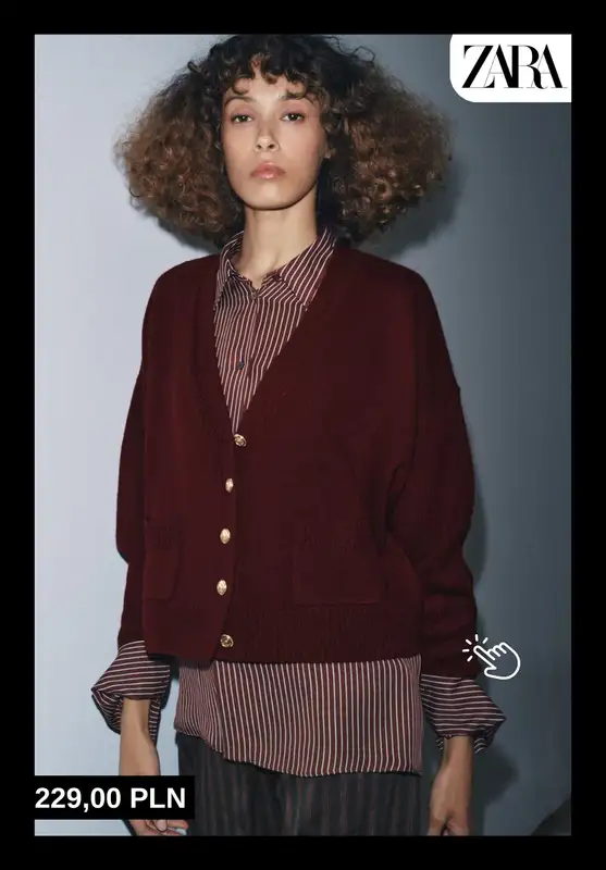 Zara - gazetka promocyjna Swetry z wełny i kaszmiru dla niej od wtorku 21.10  - strona 9