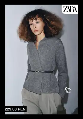 Zara - gazetka promocyjna Swetry z wełny i kaszmiru dla niej od wtorku 21.10  - strona 10