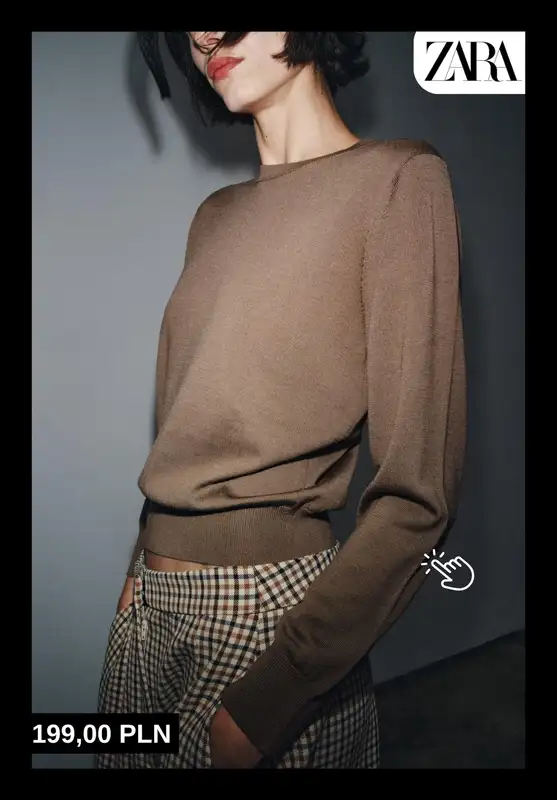 Zara - gazetka promocyjna Swetry z wełny i kaszmiru dla niej od wtorku 21.10  - strona 4