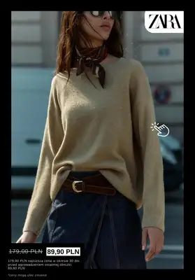 Zara - gazetka promocyjna Swetry z wełny i kaszmiru dla niej od wtorku 21.10  - strona 2