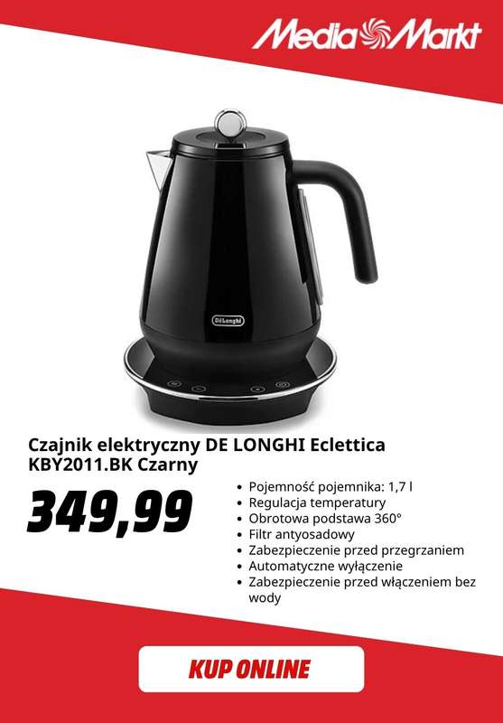 Media Markt - gazetka promocyjna Czajniki elektryczne już od 70 zł od wtorku 21.10 do poniedziałku 03.11 - strona 8
