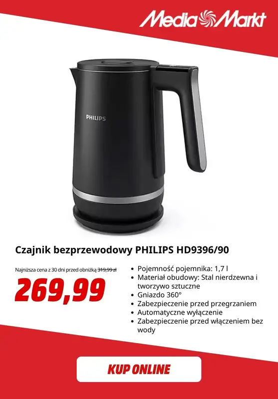 Media Markt - gazetka promocyjna Czajniki elektryczne już od 70 zł od wtorku 21.10 do poniedziałku 03.11 - strona 7