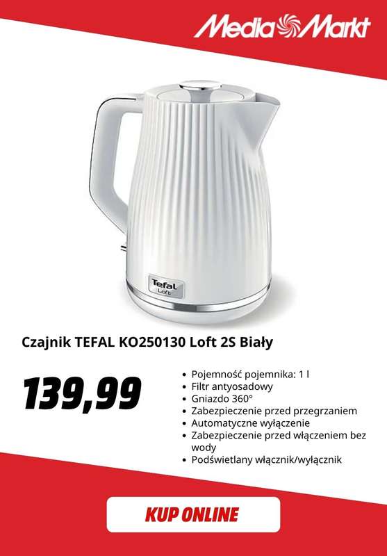Media Markt - gazetka promocyjna Czajniki elektryczne już od 70 zł od wtorku 21.10 do poniedziałku 03.11 - strona 6