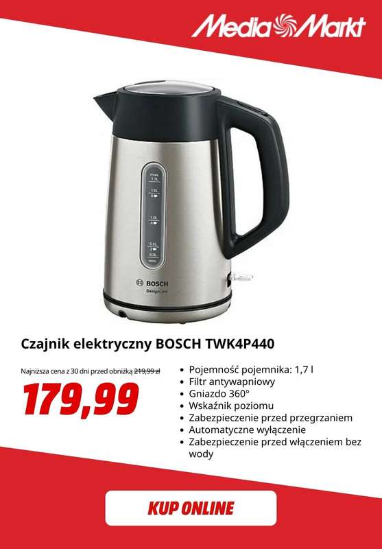 Media Markt - gazetka promocyjna Czajniki elektryczne już od 70 zł od wtorku 21.10 do poniedziałku 03.11 - strona 5