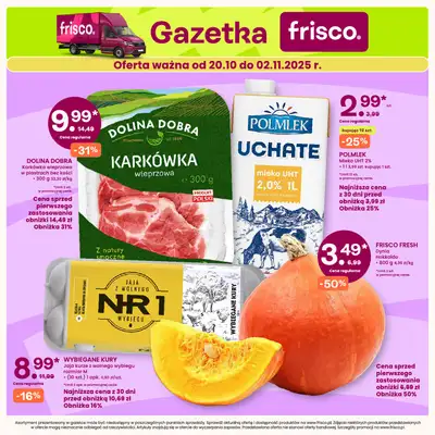 Frisco - gazetka promocyjna Gazetka od wtorku 21.10 do niedzieli 02.11 Frisco - gazetka promocyjna Gazetka od wtorku 21.10 do niedzieli 02.11