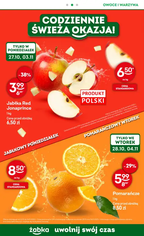 Żabka - gazetka promocyjna Gazetka Spożywcza od środy 22.10 do wtorku 04.11 - strona 10