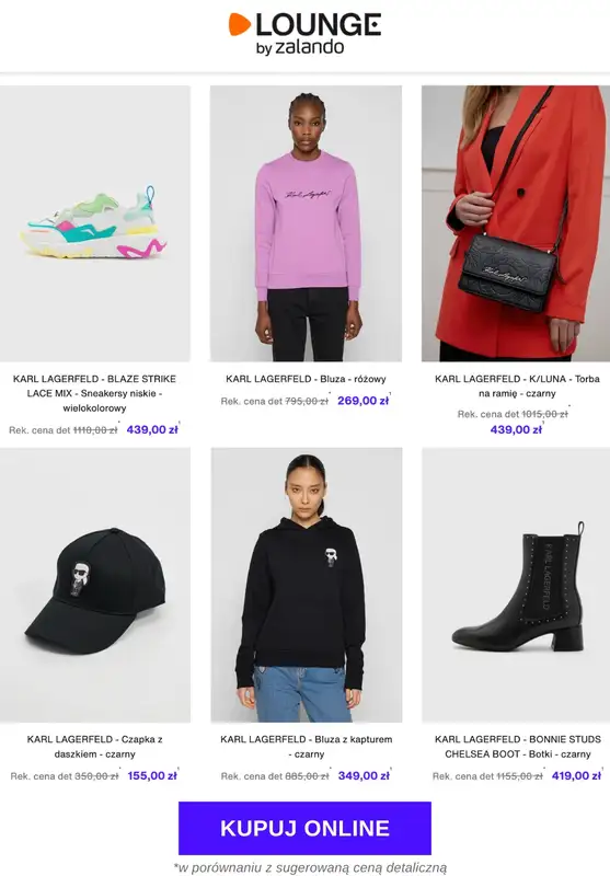 Lounge by Zalando - gazetka promocyjna Do -75% KARL LAGERFELD - Kobiety od wtorku 21.10 do piątku 24.10 - strona 4