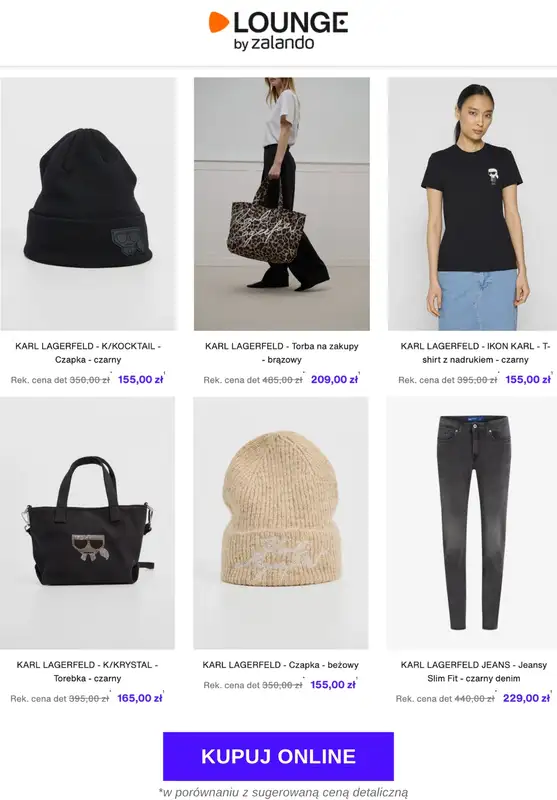Lounge by Zalando - gazetka promocyjna Do -75% KARL LAGERFELD - Kobiety   - strona 2