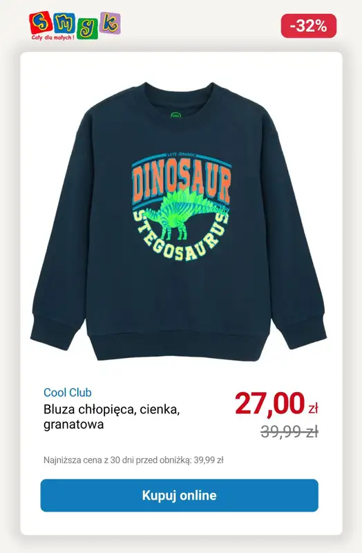 Smyk - gazetka promocyjna Jesienna wyprzedaż do -50% od wtorku 21.10  - strona 14