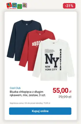 Smyk - gazetka promocyjna Jesienna wyprzedaż do -50% od wtorku 21.10  - strona 22 Smyk - gazetka promocyjna Jesienna wyprzedaż do -50% od wtorku 21.10  - strona 22