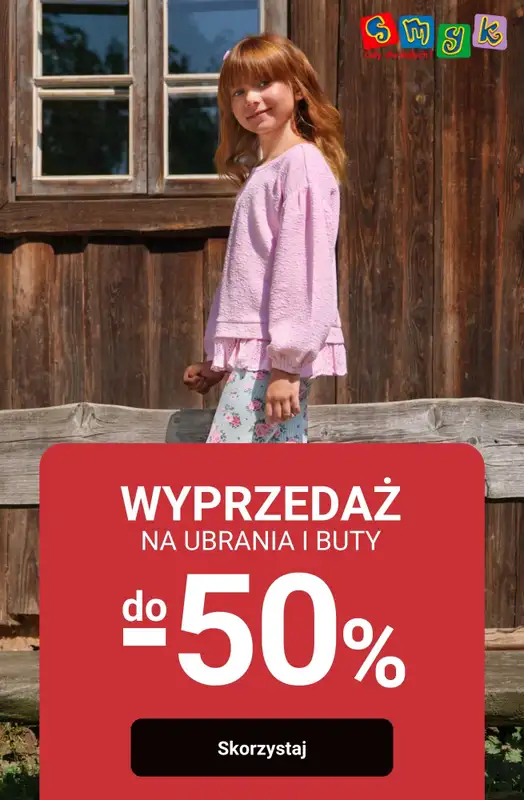 Smyk - gazetka promocyjna Jesienna wyprzedaż do -50% od wtorku 21.10 
