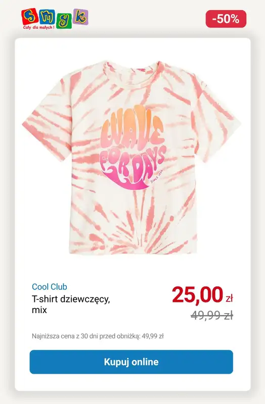 Smyk - gazetka promocyjna Jesienna wyprzedaż do -50% od wtorku 21.10  - strona 30