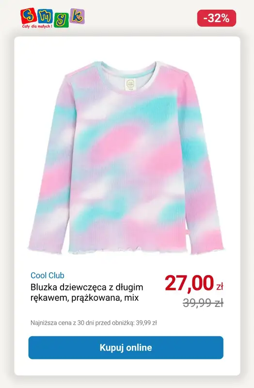 Smyk - gazetka promocyjna Jesienna wyprzedaż do -50% od wtorku 21.10  - strona 28