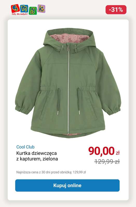 Smyk - gazetka promocyjna Jesienna wyprzedaż do -50% od wtorku 21.10  - strona 7