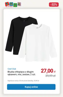 Smyk - gazetka promocyjna Jesienna wyprzedaż do -50% od wtorku 21.10  - strona 4 Smyk - gazetka promocyjna Jesienna wyprzedaż do -50% od wtorku 21.10  - strona 4
