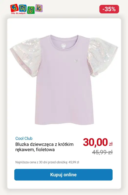 Smyk - gazetka promocyjna Jesienna wyprzedaż do -50% od wtorku 21.10  - strona 9