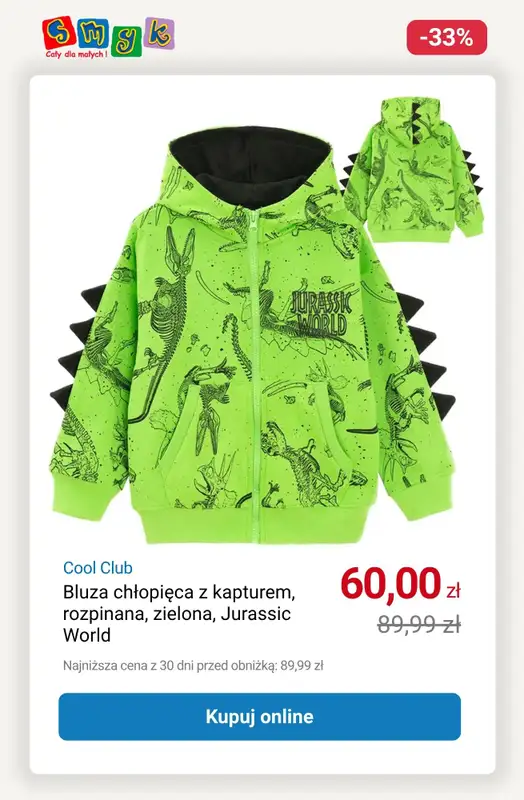 Smyk - gazetka promocyjna Jesienna wyprzedaż do -50% od wtorku 21.10  - strona 29