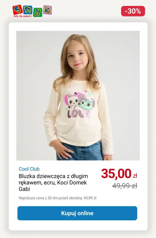 Smyk - gazetka promocyjna Jesienna wyprzedaż do -50%   - strona 2
