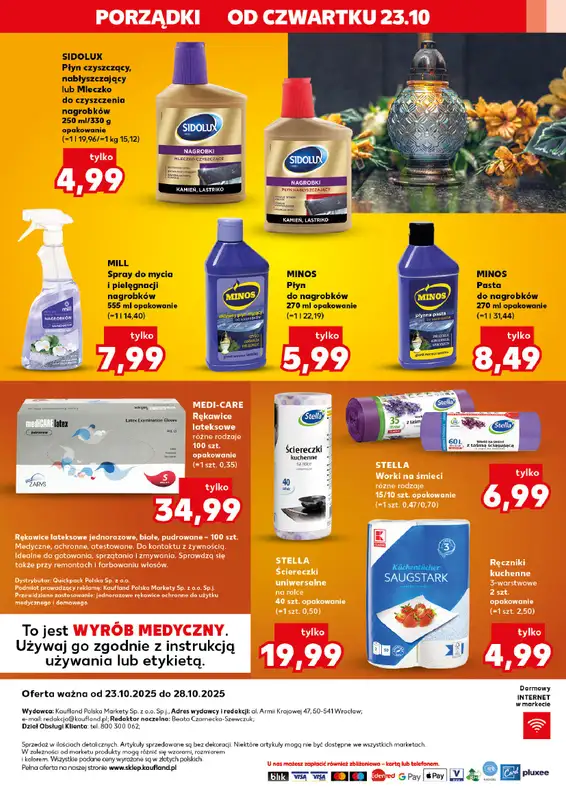 Kaufland - gazetka promocyjna Oferta Kaufland - Znicze od czwartku 23.10 do wtorku 28.10 - strona 18