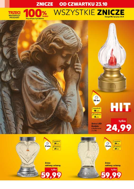 Kaufland - gazetka promocyjna Oferta Kaufland - Znicze od czwartku 23.10 do wtorku 28.10 - strona 10