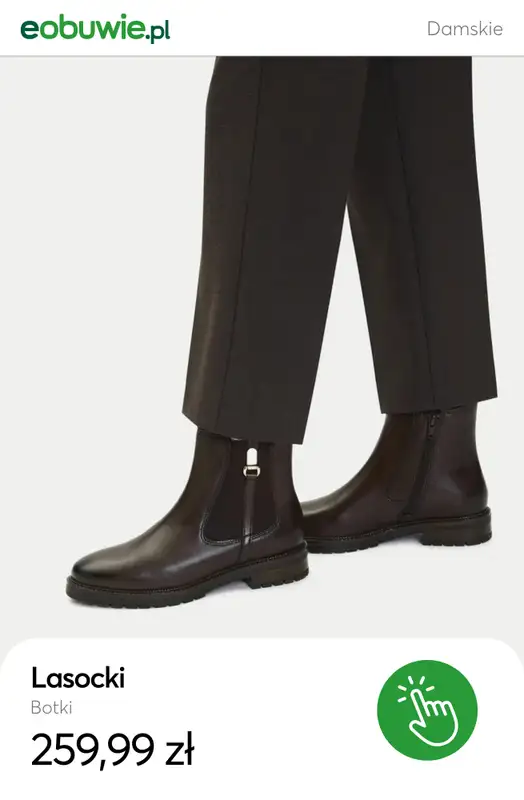 eobuwie.pl - gazetka promocyjna Botki skórzane dla niej – już od 174,99 zł od wtorku 21.10  - strona 6
