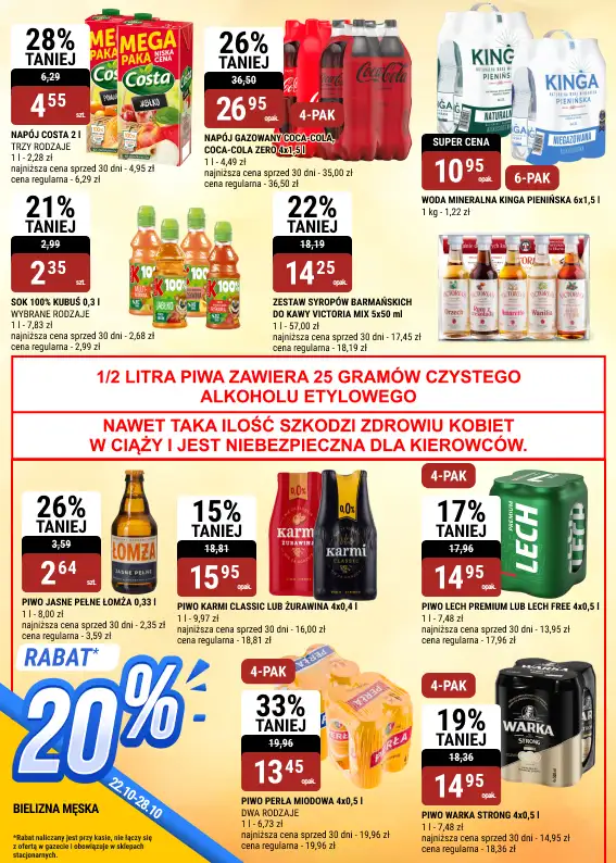 bi1 - gazetka promocyjna Gazetka Bielsko-Biała, Czeladź, Legnica, Wałbrzych od środy 22.10 do wtorku 28.10 - strona 22