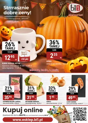bi1 - gazetka promocyjna Gazetka Białystok, Ełk, Rzeszów, Szczecin od środy 22.10 do wtorku 28.10