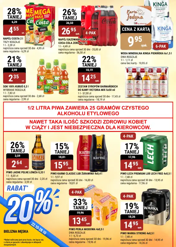 bi1 - gazetka promocyjna Gazetka Białystok, Ełk, Rzeszów, Szczecin od środy 22.10 do wtorku 28.10 - strona 22