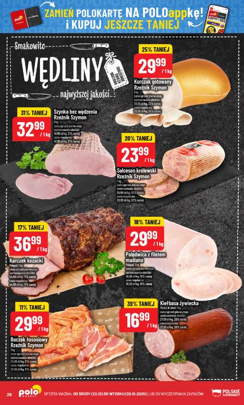 POLOmarket - gazetka promocyjna Gazetka od środy 22.10 do wtorku 28.10 - strona 28