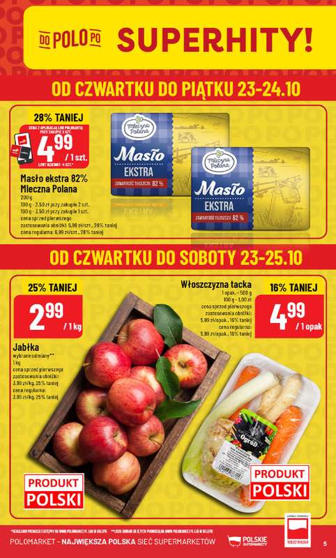 POLOmarket - gazetka promocyjna Gazetka od środy 22.10 do wtorku 28.10 - strona 5