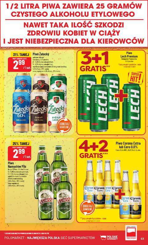 POLOmarket - gazetka promocyjna Gazetka od środy 22.10 do wtorku 28.10 - strona 63
