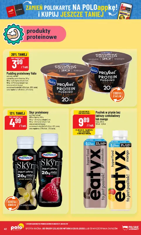 POLOmarket - gazetka promocyjna Gazetka od środy 22.10 do wtorku 28.10 - strona 42