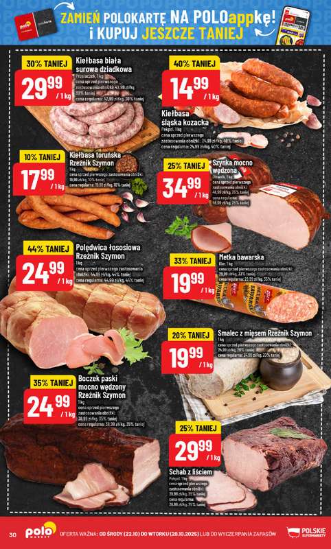 POLOmarket - gazetka promocyjna Gazetka od środy 22.10 do wtorku 28.10 - strona 30