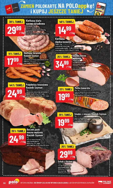 POLOmarket - gazetka promocyjna Gazetka od środy 22.10 do wtorku 28.10 - strona 30