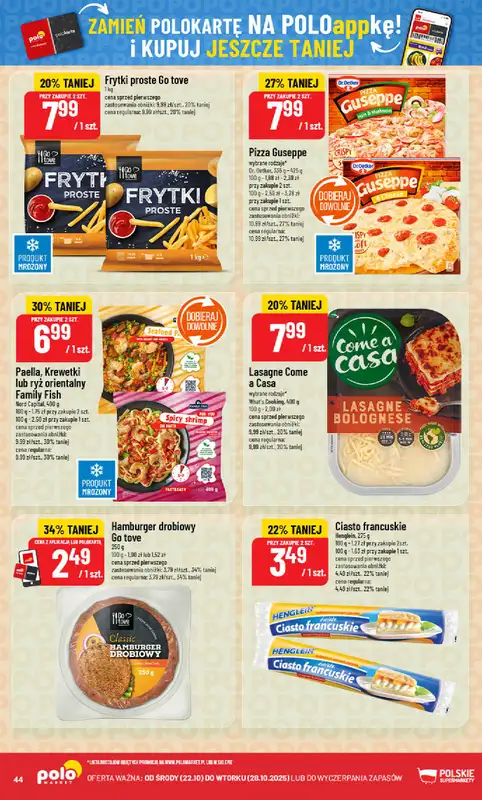 POLOmarket - gazetka promocyjna Gazetka od środy 22.10 do wtorku 28.10 - strona 44