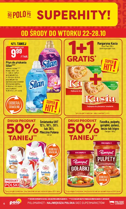 POLOmarket - gazetka promocyjna Gazetka od środy 22.10 do wtorku 28.10 - strona 6