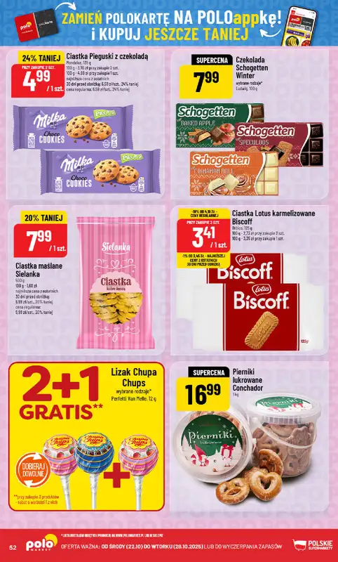 POLOmarket - gazetka promocyjna Gazetka od środy 22.10 do wtorku 28.10 - strona 52