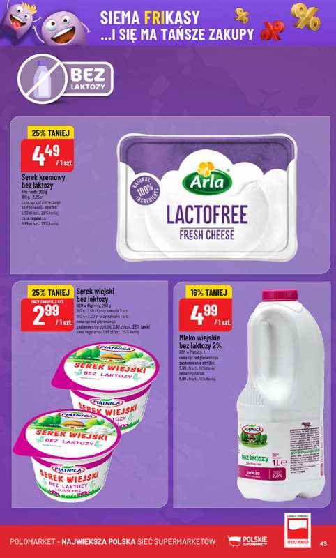 POLOmarket - gazetka promocyjna Gazetka od środy 22.10 do wtorku 28.10 - strona 43