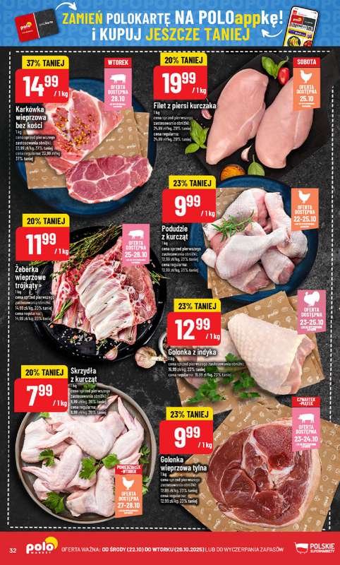 POLOmarket - gazetka promocyjna Gazetka od środy 22.10 do wtorku 28.10 - strona 32