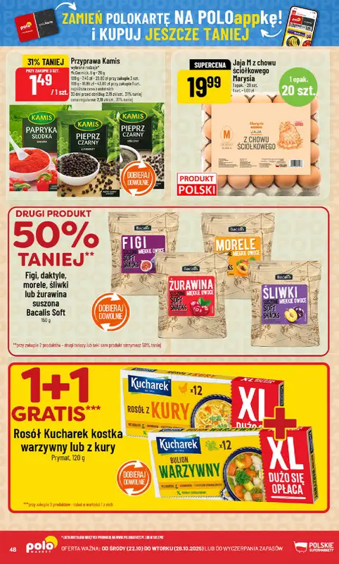 POLOmarket - gazetka promocyjna Gazetka od środy 22.10 do wtorku 28.10 - strona 48