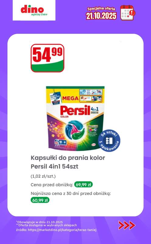 Dino - gazetka promocyjna Specjalna oferta na 21.10.2025 - promocje spoza gazetki od wtorku 21.10 do wtorku 21.10 - strona 10