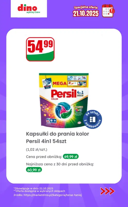 Dino - gazetka promocyjna Specjalna oferta na 21.10.2025 - promocje spoza gazetki od wtorku 21.10 do wtorku 21.10 - strona 10