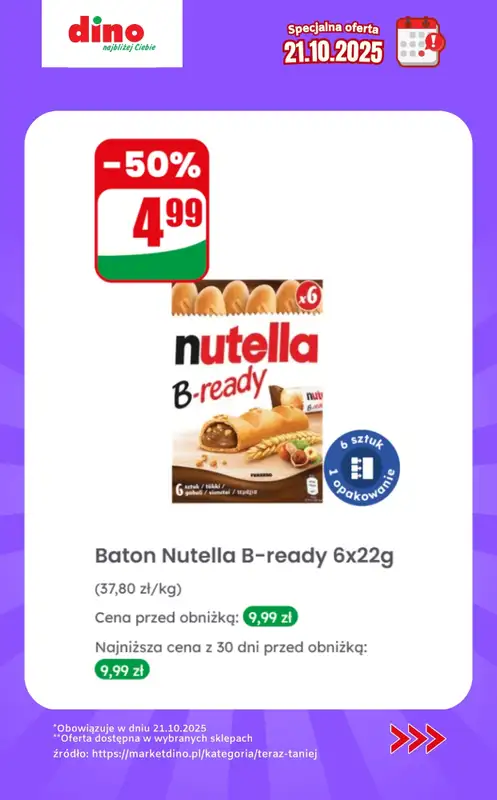 Dino - gazetka promocyjna Specjalna oferta na 21.10.2025 - promocje spoza gazetki od wtorku 21.10 do wtorku 21.10 - strona 6