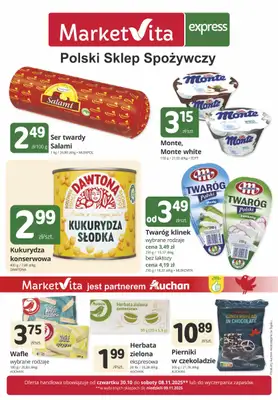 Marketvita - gazetka promocyjna Gazetka Express od czwartku 30.10 do soboty 08.11 Marketvita - gazetka promocyjna Gazetka Express od czwartku 30.10 do soboty 08.11