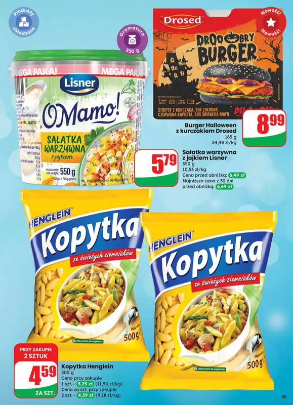 Dino - gazetka promocyjna Gazetka od środy 22.10 do wtorku 28.10 - strona 45