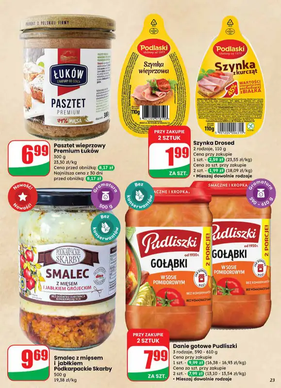 Dino - gazetka promocyjna Gazetka od środy 22.10 do wtorku 28.10 - strona 23
