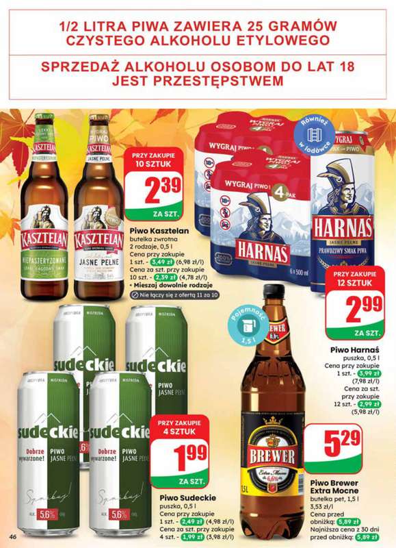 Dino - gazetka promocyjna Gazetka od środy 22.10 do wtorku 28.10 - strona 46